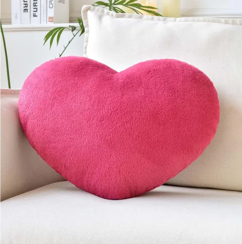 Vista 17 de XVTRU Almohadas de Corazón Negro, Linda Almohada Decorativa de Corazón, Almohadas en Forma de Corazón para Cama, Cojín de Almohada de Decoración
