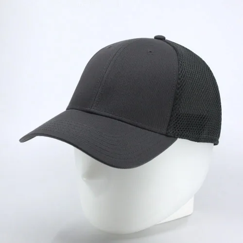 Vista 3 de The Vintage Year Algodón con malla de aire de poliéster elástico Back Flex Six Panel Gorra de béisbol