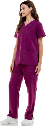 Vista 2 de MEDPIA Scrub Sets for Women and Man Medical Nursing Uniform Pants 4-Way Stretch & 8-Pocket