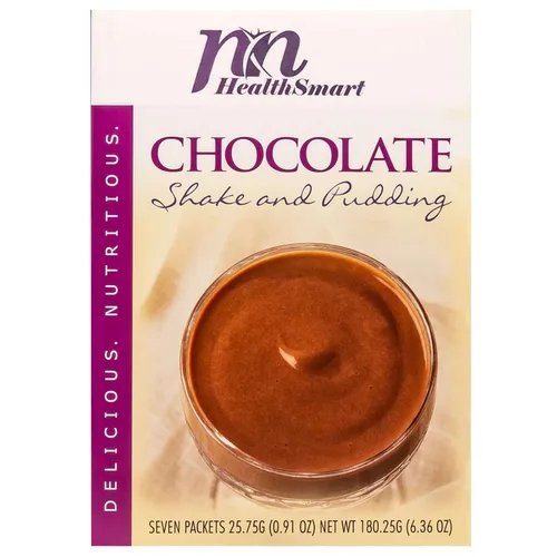 Vista 5 de HealthSmart - Mezcla cremosa de batido de chocolate y pudín, 0.53 oz de proteína, baja en calorías, baja en carbohidratos, baja en grasa, sin