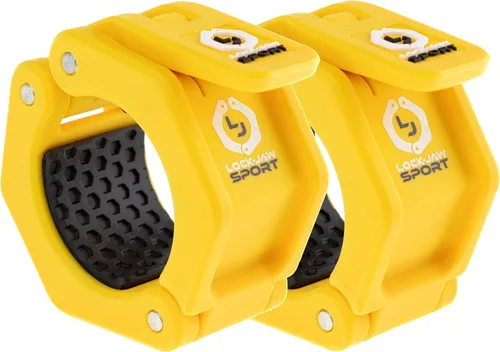 Vista 15 de Lock-Jaw Sport - Collar olímpico de barra - Abrazadera de barra de liberación rápida (negro)