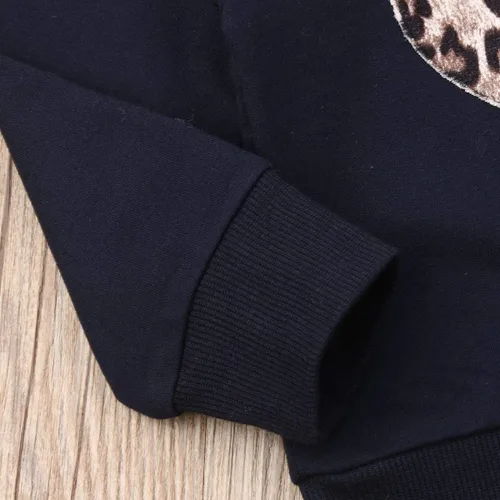 Vista 6 de Conjunto de 2 piezas 3 piezas de ropa de verano para niños pequeños, camiseta con volantes y estampado en forma de corazón