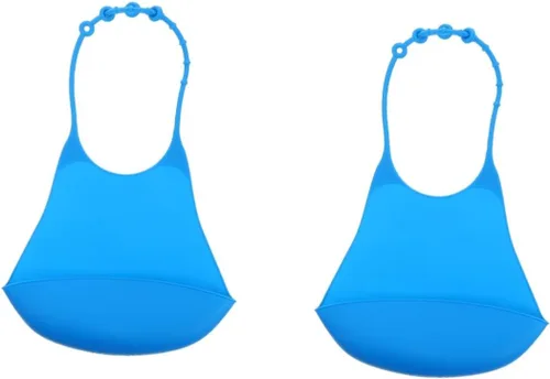 Vista 10 de Gatuida Babero de silicona para adultos, 2 uds. Babero adulto adulto bebé s pequeño s hogar de silicona para el hogar