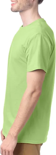 Vista 4 de Hanes ComfortSoft - Camiseta de manga corta para hombre (paquete de 4)