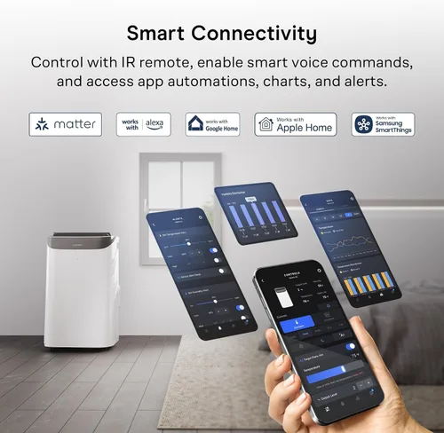 Vista 5 de AC Infinity Smart Portable Air Conditioner 5-in-1, All-Season Cool & Heat