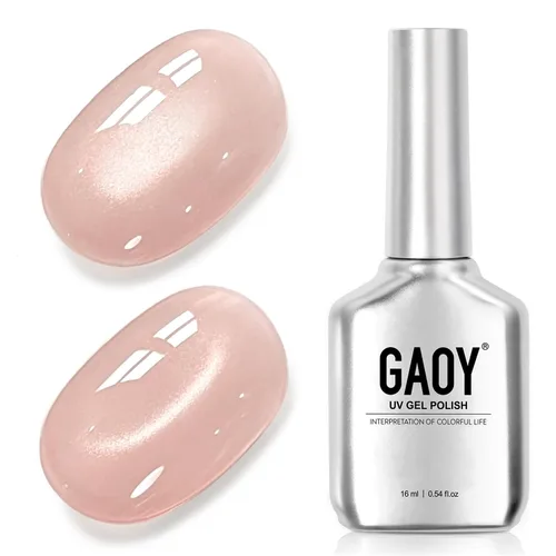Vista 95 de GAOY Esmalte de uñas de gel Brown Cat Eye, 4629 azul ámbar, 0.5 fl oz Ámbar azul