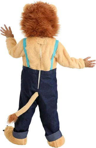 Vista 6 de FUN Costumes Posh Peanut Leo Lion Costume Faux Fur Lion Costume for Toddlers, Leo Lion Costume Toddler Lion Costume
