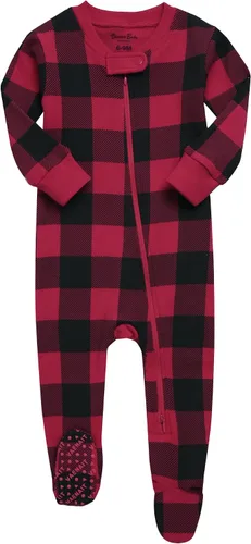 Vista 60 de VAENAIT BABY Infant Toddler Kids Adult Couple Family Matching Women Men Christmas Pjs Xmas Holiday Buffalo Plaid Pajama Set