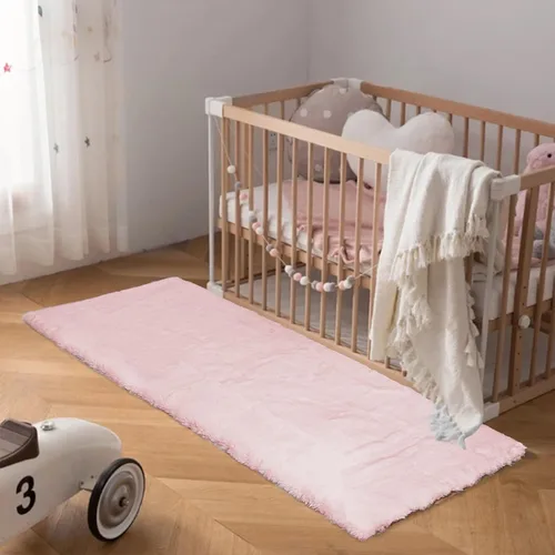 Vista 18 de Latepis Alfombra Pequeña Negra Esponjosa 2x3 pies Manta de Piel Sintética de Conejo Alfombra Suave Lavable Alfombras Peludas Shag para Dormitorio