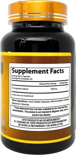Vista 2 de Extracto de Genogreco de Fenogreco 900mg