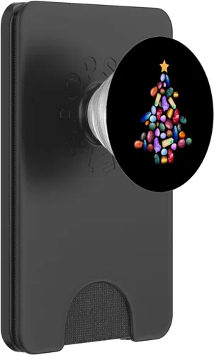 Vista 8 de Variedad de geoda de roca mineral de cuarzo geología para árbol de Navidad, PopSockets intercambiables PopGrip