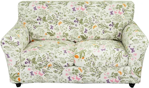 Vista 33 de CRFATOP Fundas para sillas suaves de 2 piezas para perros, fundas elásticas para sillón de 1 plaza, fundas de muebles de sofá lavables con 1 funda
