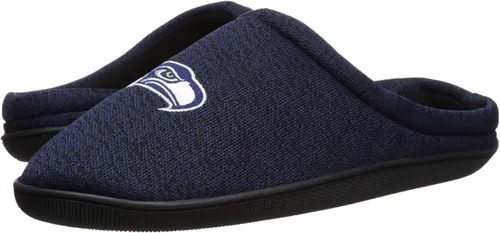 Vista 79 de FOCO NFL - Pantuflas para hombre con suela Cupsole tejidas en poliéster