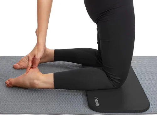 Vista 6 de Ewedoos Rodillera de yoga – Alfombrilla antideslizante para ejercicios de suelo – Accesorio para esterilla de yoga