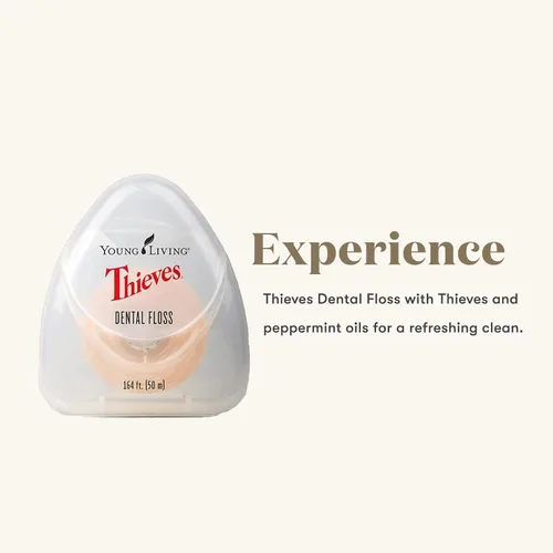 Vista 5 de Young Living Essential Oils - Hilo dental Thieves - 164 pies