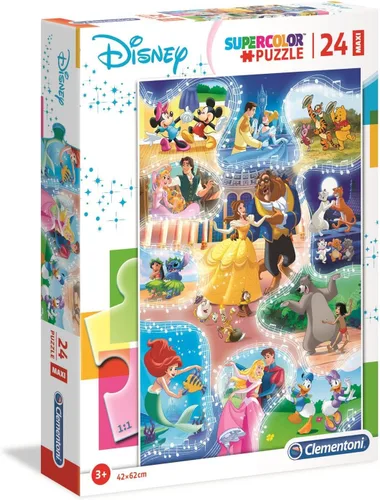 Vista 7 de Clementoni 24216, Spider-Man Supercolor Maxi Puzzle para niños, 24 piezas, a partir de 3 años