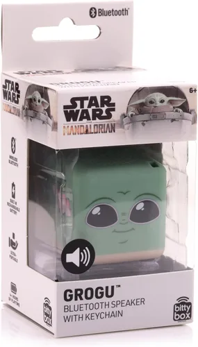 Vista 6 de Bitty Boomers Star Wars The Mandalorian: Grogu - Bitty Box - Llavero con altavoz Bluetooth de 1.3 pulgadas