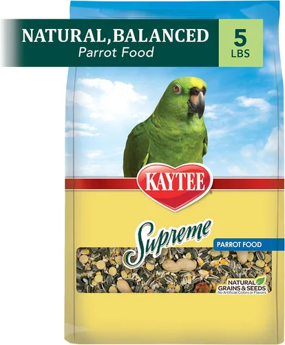 Vista 4 de Kaytee Supreme Pet - Comida para pájaros loro, 5 libras