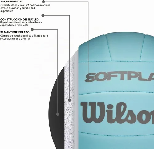 Vista 5 de WILSON Pelotas de voleibol Soft Play - Tamaño