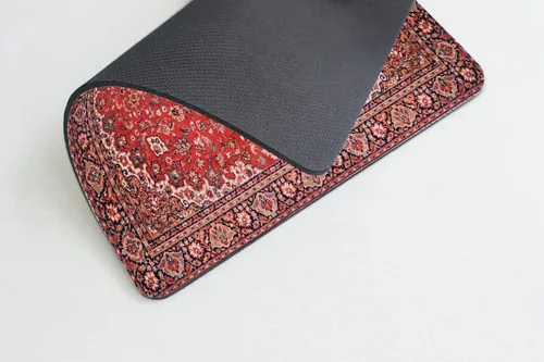 Vista 5 de Smooffly Alfombrilla de ratón rectangular de goma antideslizante para juegos para computadoras portátiles