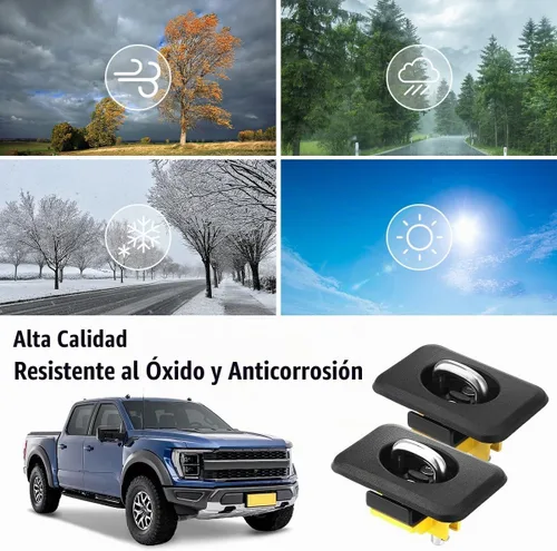 Vista 6 de 4pcs Tie Down Anchors for Truck Bed, Fit Retractable D Ring Tie Down