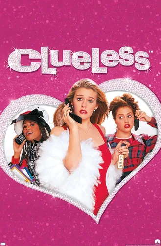 Vista 7 de Clueless - Póster de pared rosa, 22.4 pulgadas de largo x 14.7 pulgadas de ancho, versión rubia enmarcada
