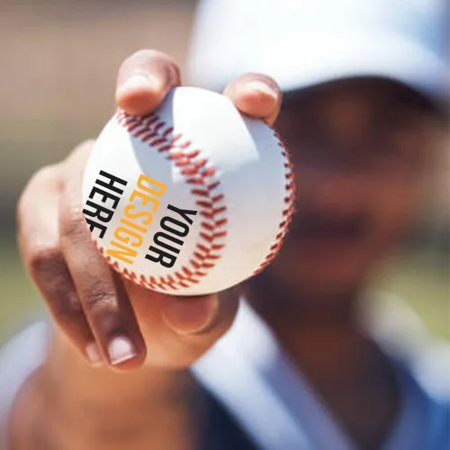 Vista 6 de Béisbol personalizado con impresión de béisbol personalizada de 2 lados, añade tu foto o logotipo o texto, regalo de vacaciones de béisbol