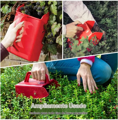Vista 6 de 1/2/4 Pack Berry Picker, with Metallic Comb and Ergonomic Handle 1 Paquete