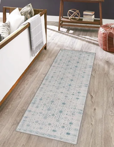 Vista 10 de Unique Loom Timeless Collection - Alfombra de área - Florencia (2' x 3' 1", rectangular, gris/marfil)