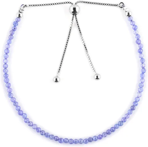 Vista 12 de OdrillionGems Pulsera de bolo de plata de ley 925 con cuentas redondas facetadas, hecha a mano, minimalista, cristales curativos, deslizante