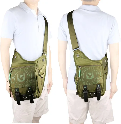 Vista 6 de Bolso cruzado, bolso de mensajero para hombre, bolso de hombro para hombre, bolso de mano para hombre