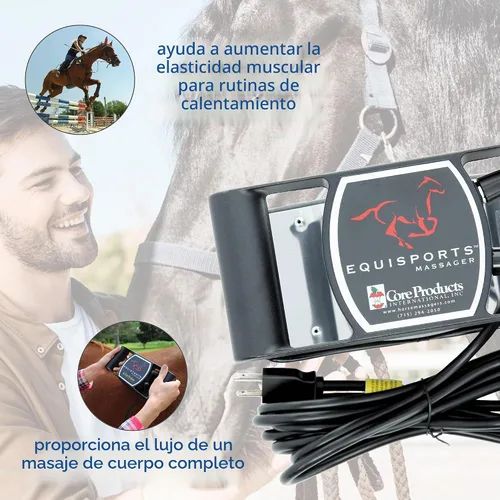 Vista 5 de EquiSports - Masajeador de caballos de velocidad variable para recuperación