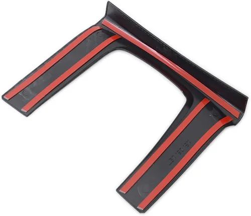 Vista 6 de Kadore Cubierta del marco del panel de cambios de la consola central de fibra de carbono para Honda Civic 10ª generación 2016-2021 transmisión