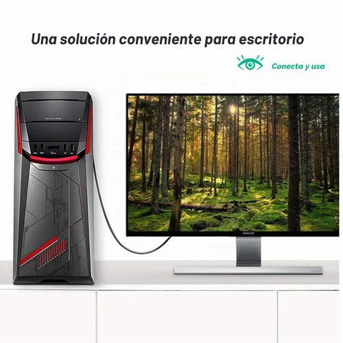 Vista 6 de BENFEI Cable de extensión VGA, macho VGA a cable hembra, 5.9 ft/6 pies