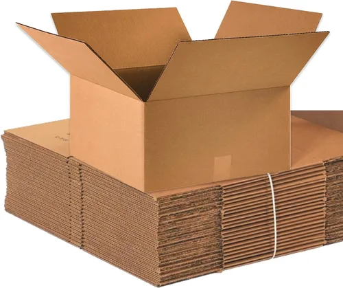 Vista 5 de PARTNERS BRAND Cajas de cartón corrugado de 16 x 16 x 8, medianas de 16 pulgadas de largo x 16 pulgadas de ancho x 8 pulgadas de alto, paquete de 25