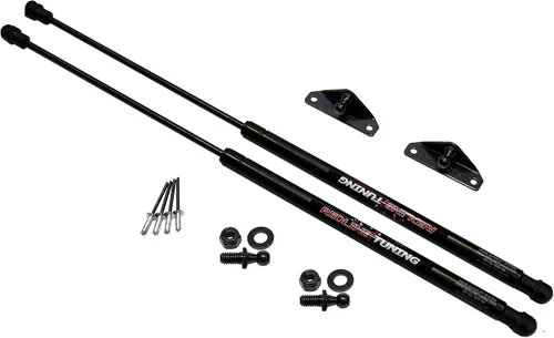Vista 3 de Redline Tuning 21-26008-02 Sistema QuickLIFT Plus de capó compatible con Mazda Mazda3 y SPEED3 (2010-2013 todos los componentes negros)
