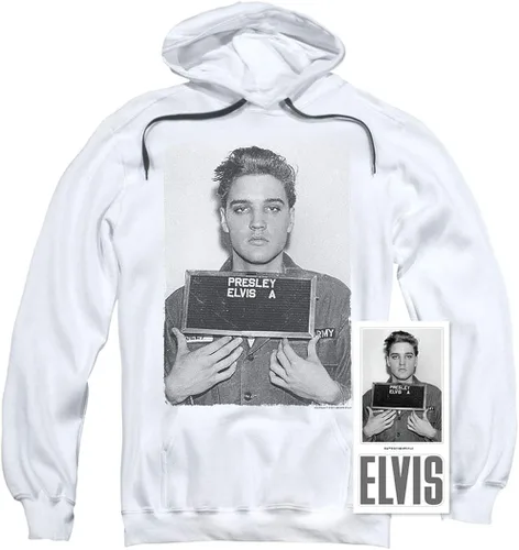 Vista 2 de Popfunk Elvis Presley Signature Heartthrob Music Pullover Sudadera con capucha y pegatinas