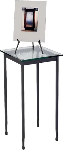Vista 7 de Cuarteto mesa instantsel, 35,56 cm de alto, acero, Negro (28E)., Negro