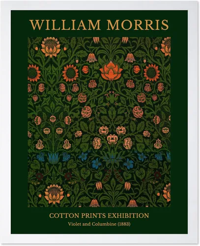 Vista 18 de Poster Master Impresión Vintage del Ladrón de Fresas - Póster Retro de William Morris - Arte de Patrón Floral - Regalo para Hombres y Mujeres