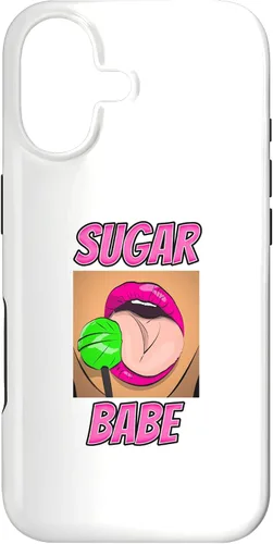 Vista 32 de Sugar Babe Sexy Woman Lick Lollipop Cartoon Comic hot Fun Case for iPhone 16