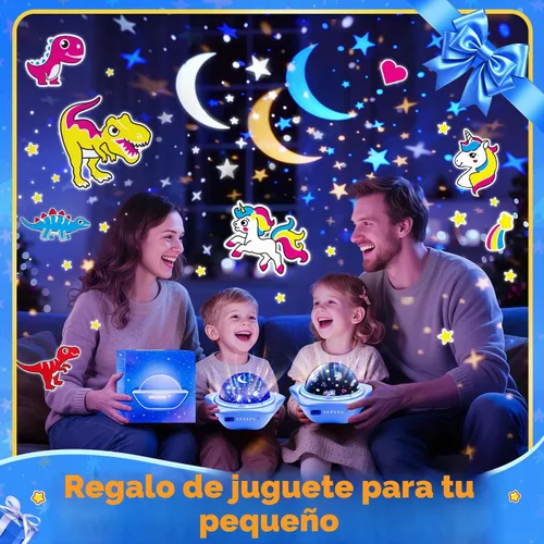 Vista 6 de Luz nocturna para niños, proyector de luz nocturna para bebé, luces nocturnas para dormitorio, proyector de estrellas, luces de estrella