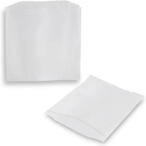 Vista 9 de MT Products Bolsas de Papel Blanco Pequeñas Personalizadas 6" x 4.5" - Bolsas de Galletas Blancas Desechables Personalizadas
