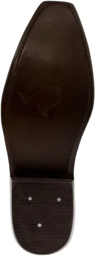 Vista 5 de Girls Jazmin Brown Toddler Floral Embroidery Cowgirl Boots Snip Toe