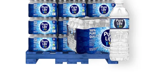 Vista 2 de Nestlé® Pure Life® Agua purificada embotellada, botellas de 16.9 onzas, 24/caja
