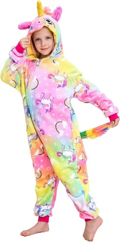 Vista 3 de Disfraz de unicornio para niñas, disfraz de Halloween, Navidad