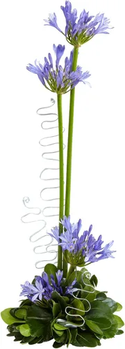 Vista 5 de Floral Supply Online - Cuencos de diseño verde para arreglos florales, centros de mesa y decoración navideña. (6 pulgadas verdes, 12 cuencos)