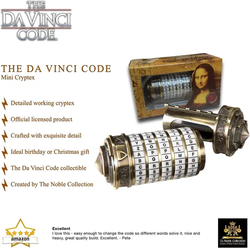 Vista 3 de Mini texto encriptado del Código da Vinci.