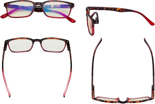 Vista 4 de Eyekepper Paquete de 6 lentes de bloqueo de luz azul para mujeres y hombres Bloqueador de luz azul b40 – 6 pares