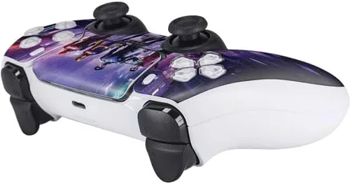 Vista 2 de Skinit Decal Gaming Skin Compatible with PS5 Controller - Officially Licensed DC Comics Gotham Knights Characters Design