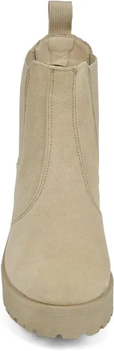 Vista 3 de MUSSHOE Chelsea Chunky Heel Boots Womens Fall Ankle Platform Boot Slip On Winter Moto Booties for Women Trendy Comfy